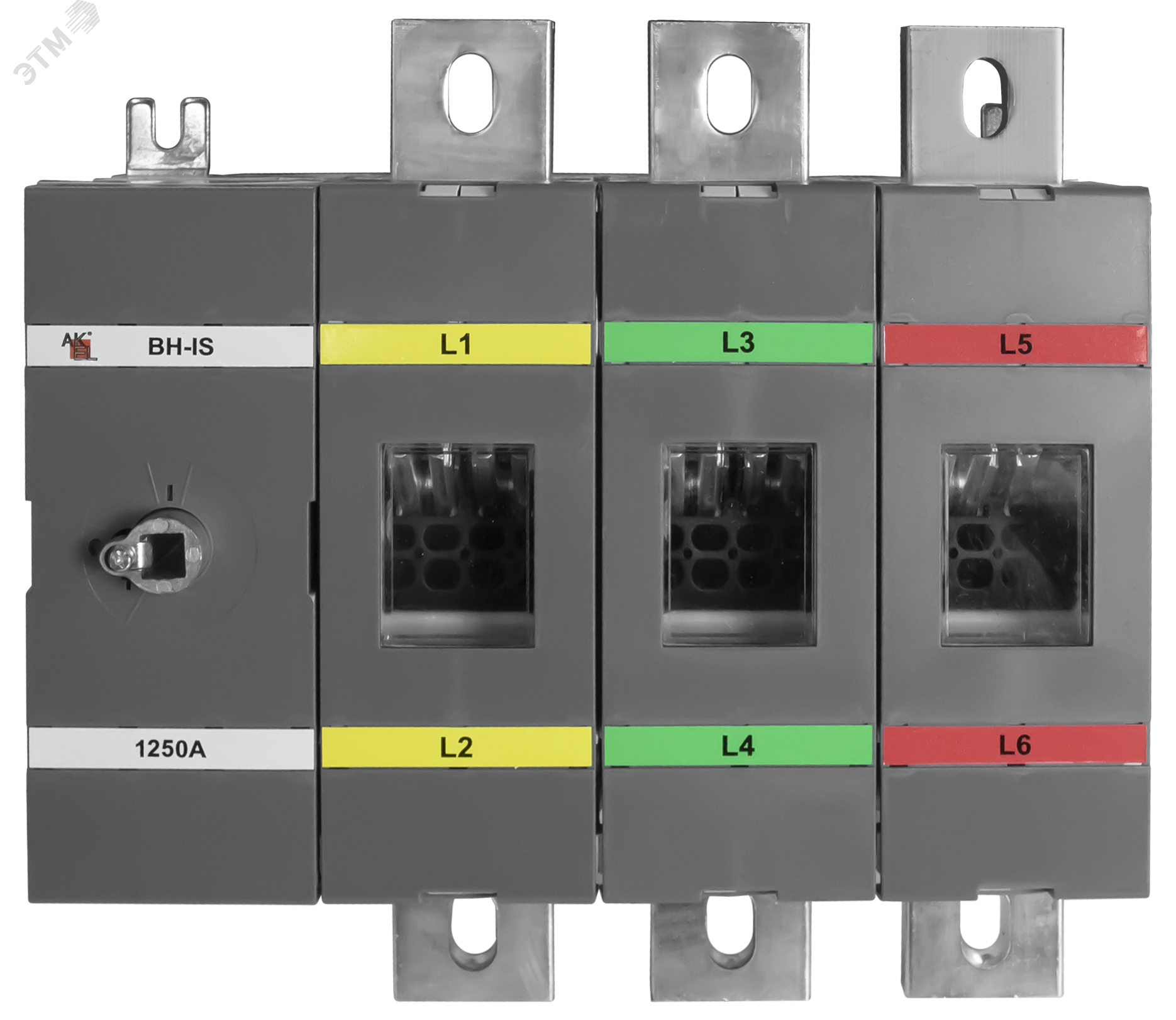 Изображение товара Выключатель нагрузки ВН-IS-D3P-1250A-В 3P 1250A 1000В без ручки и переходника