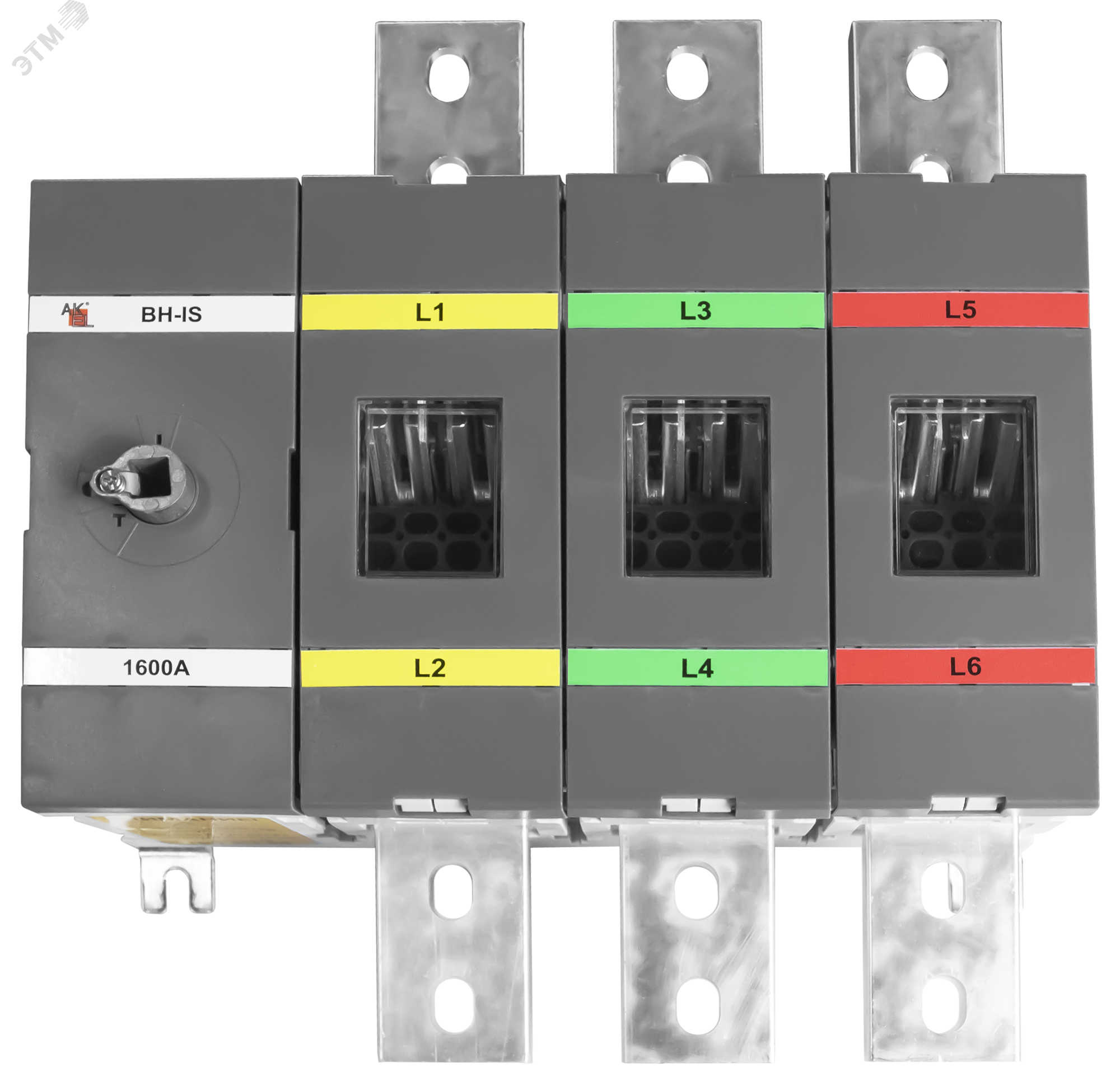Изображение товара Выключатель нагрузки ВН-IS-D3P-1600A-В с видимым разрывом, Россия
