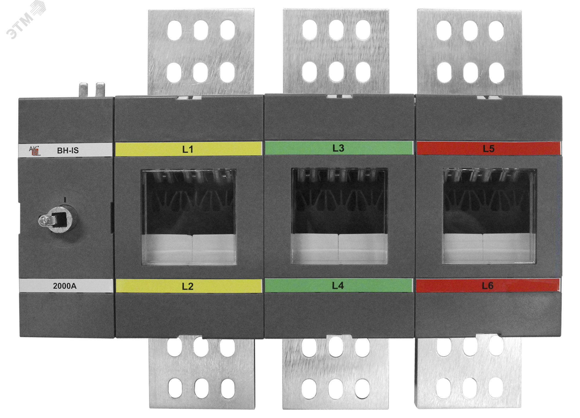 Изображение товара Выключатель нагрузки ВН-IS-D3P-2000A-В 3П/1000В/без ручки управления