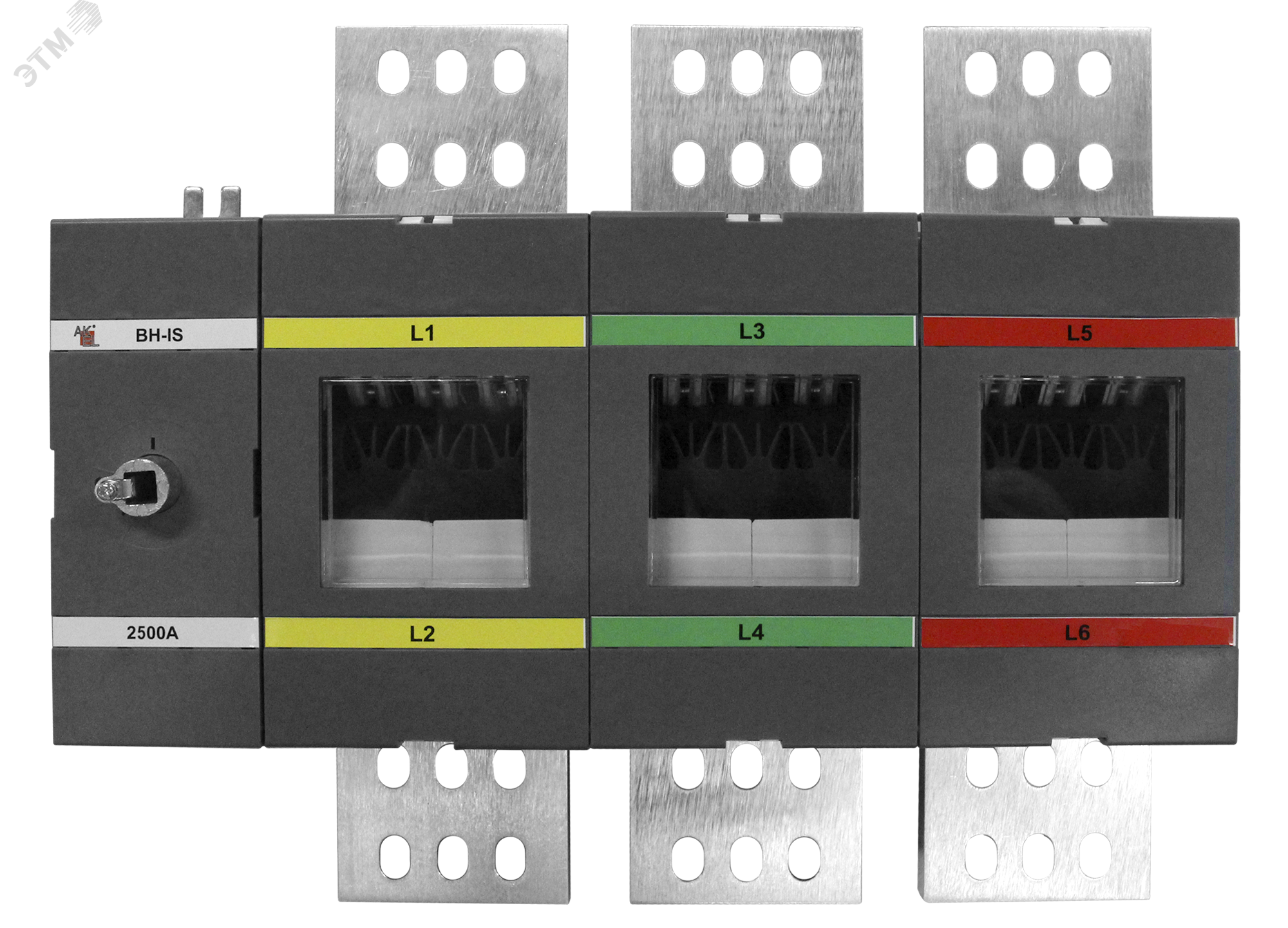 Изображение товара Выключатель нагрузки ВН-IS-D3P-2500A-В 3P 2500А 1000В без ручки и переходника