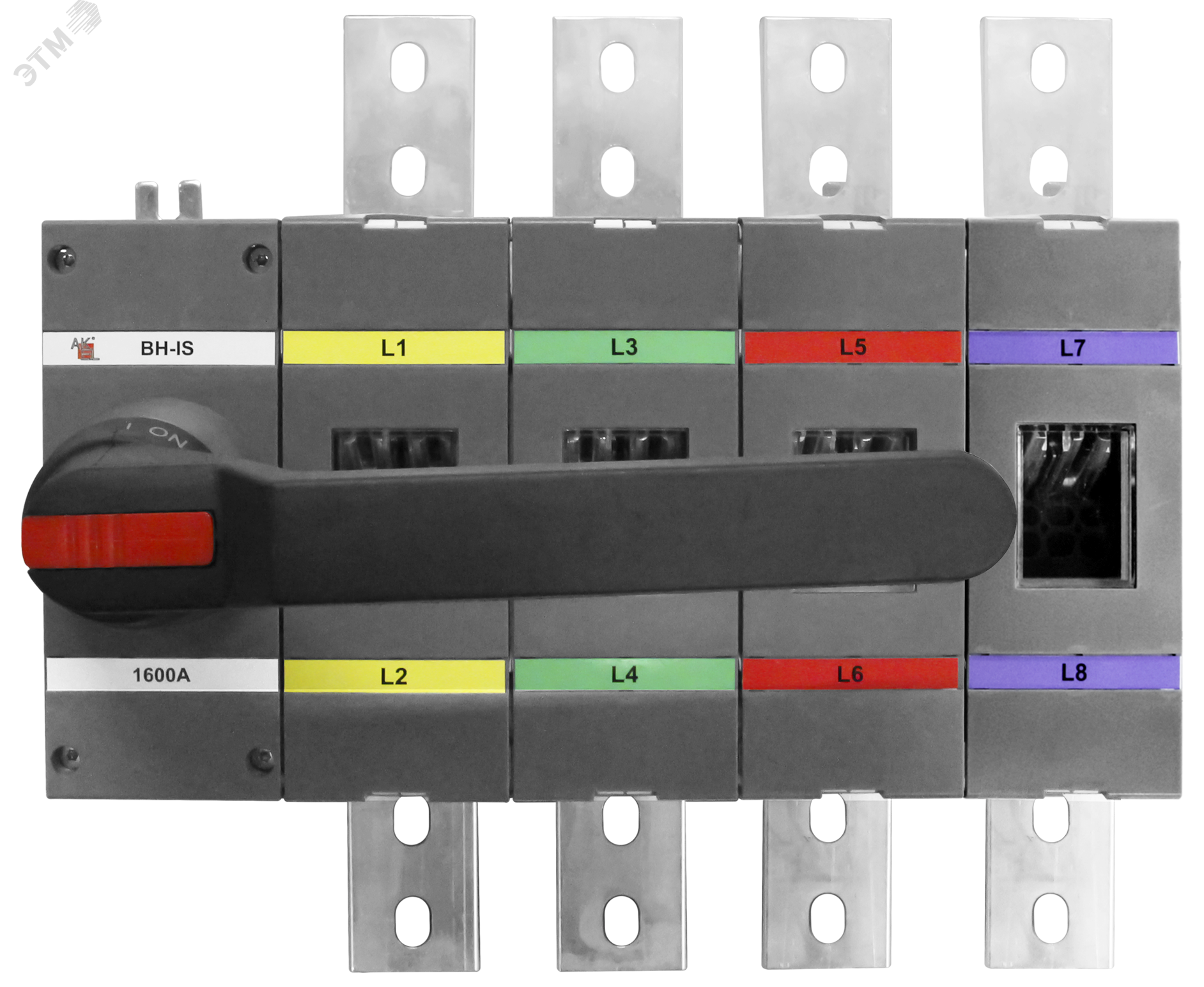 Изображение товара Выключатель нагрузки ВН-IS-D4P-1600A-С 4P/1600А/1000В с прозрачными смотровыми окошками