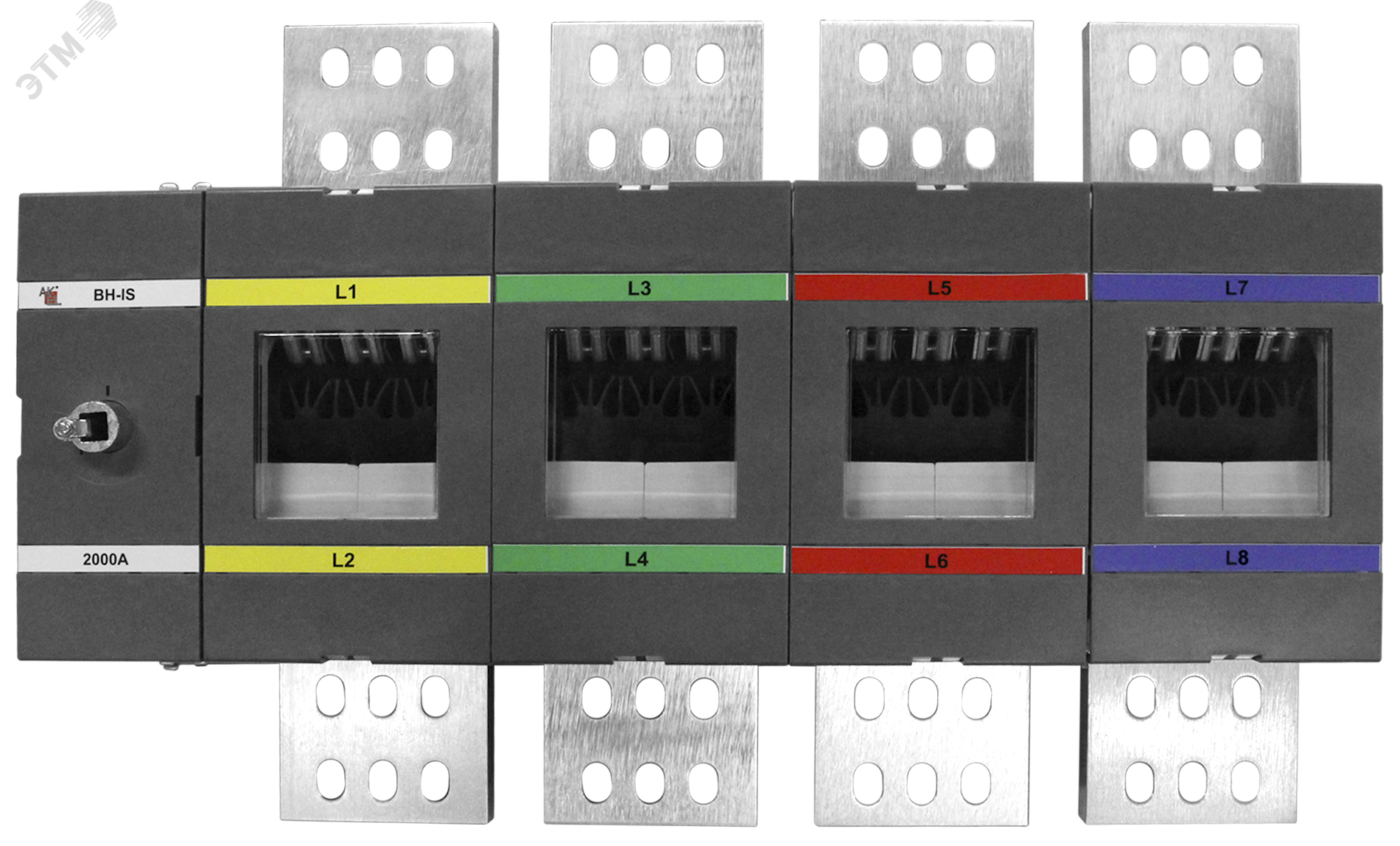 Изображение товара Выключатель нагрузки ВН-IS-D4P-2000A-В 4П без ручки и переходника
