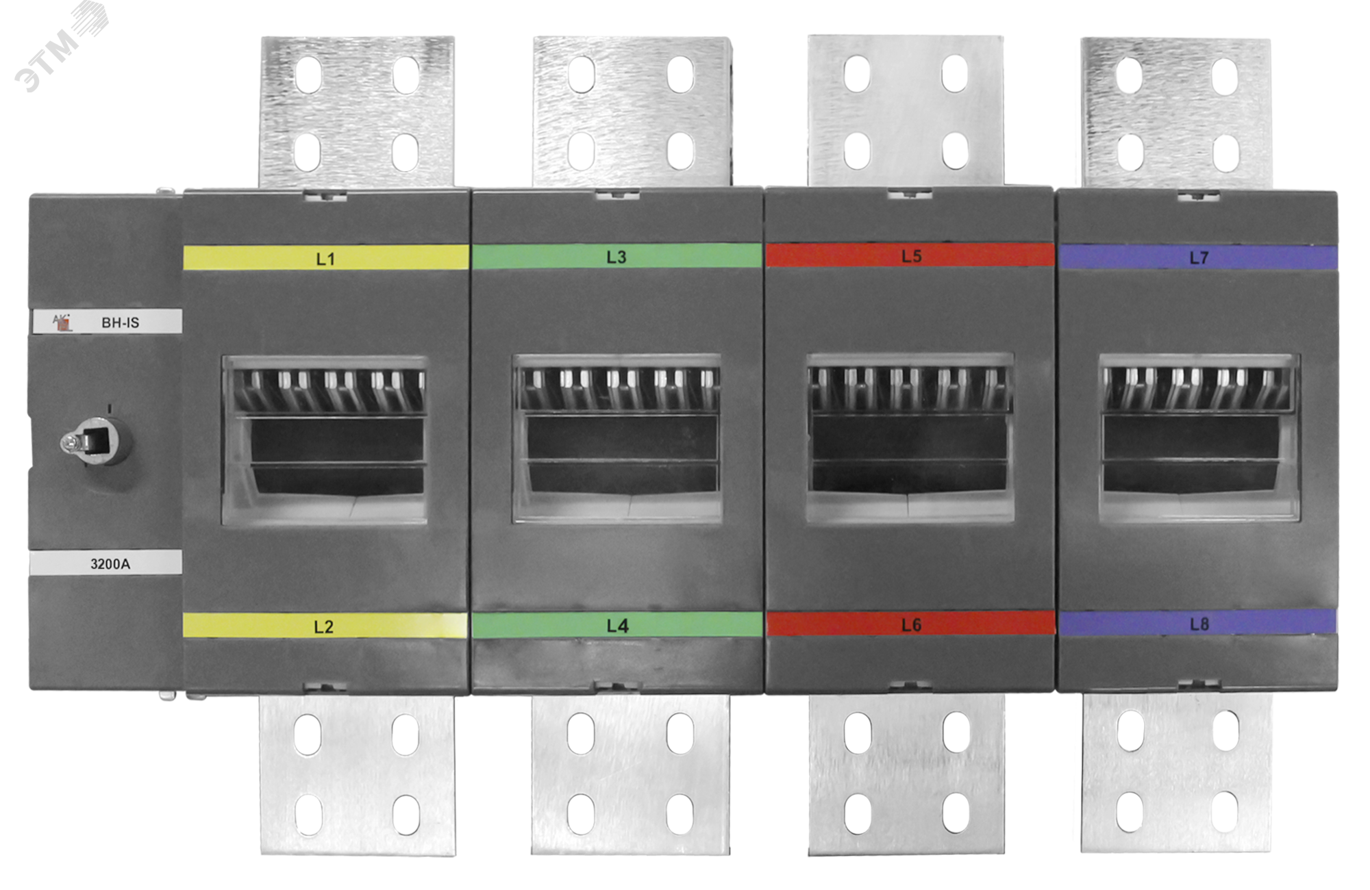 Изображение товара Выключатель нагрузки ВН-IS-D4P-3200A-В 4P до 1000В и 3200А Россия