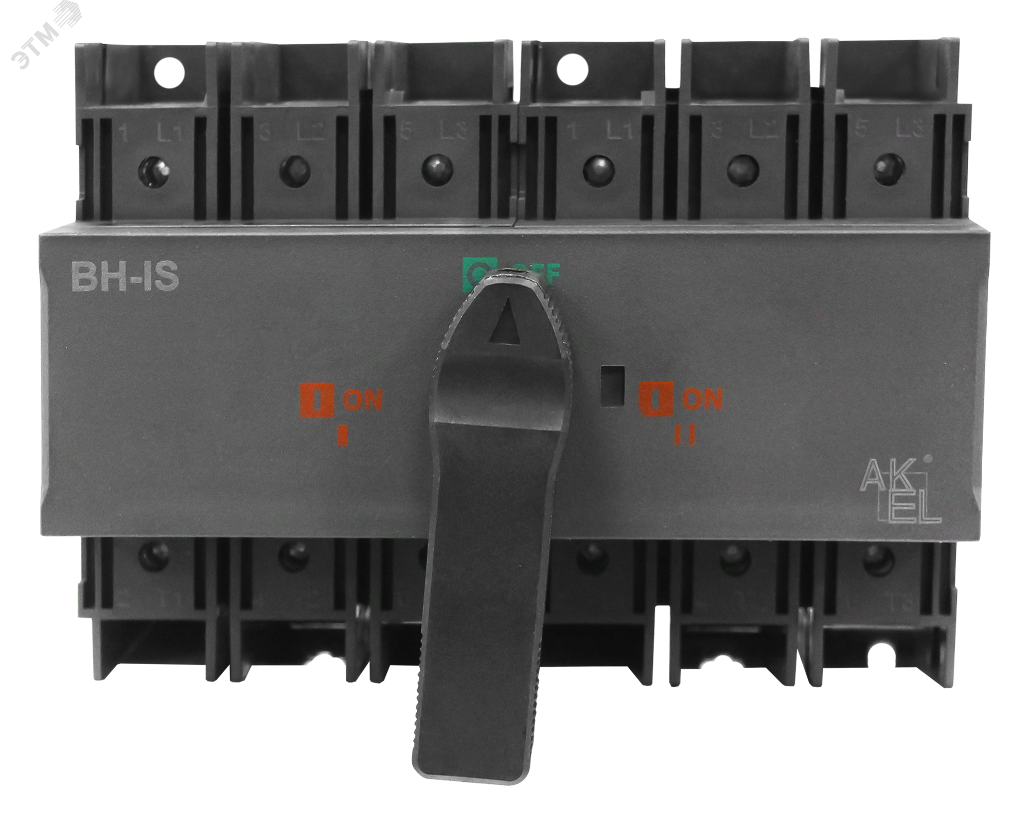 Изображение товара Выключатель нагрузки реверсивный модульный ВН-IS-DC-R3P-125A-С AC/DC 3P