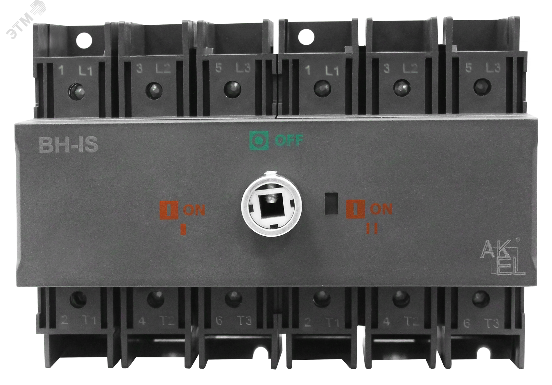 Изображение товара Выключатель нагрузки реверсивный модульный ВН-IS-DC-R3P-125A-В 3P 125А 750В AC/DC