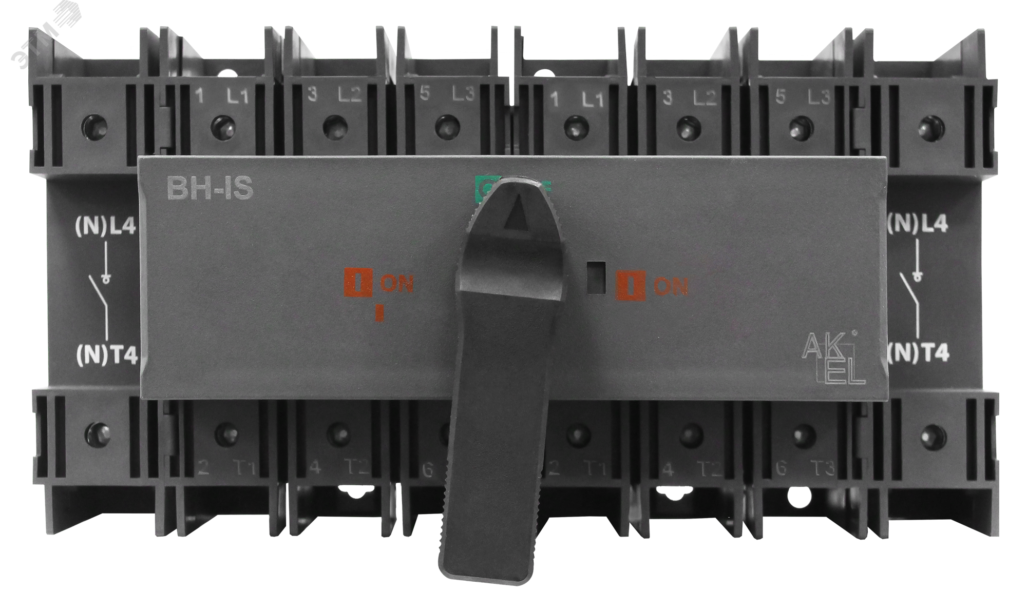 Изображение товара Выключатель нагрузки реверсивный модульный ВН-IS-DC-R4P-125A-С