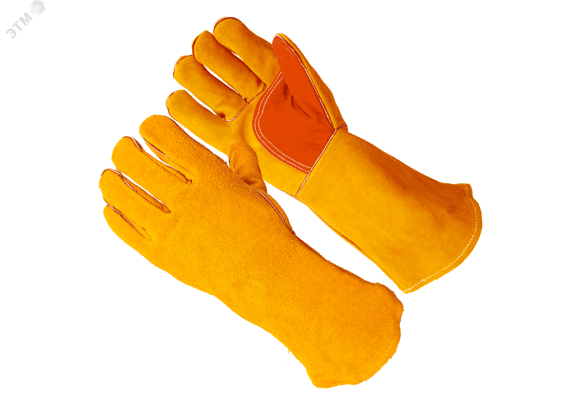 Изображение товара Краги спилк усил Трек Люкс кевлар 41 см р 10 защитные рабочие