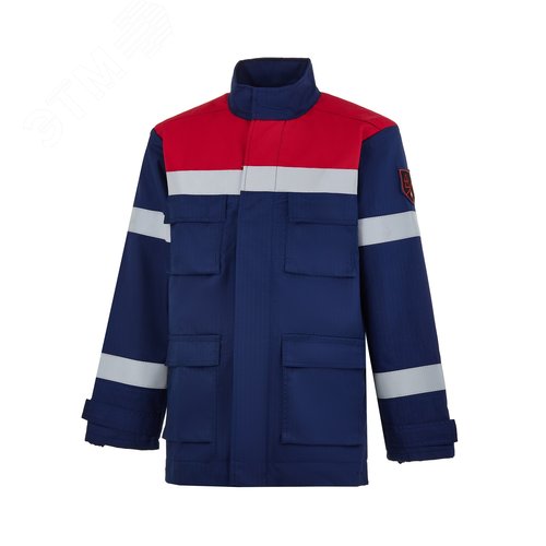 Изображение товара Куртка-накидка мужская термостойкая для защиты от термических рисков электрической дуги Энергия Арамид, тип АН-5, 40,9 кал/см2, р. 88-92/170-176 (шт)