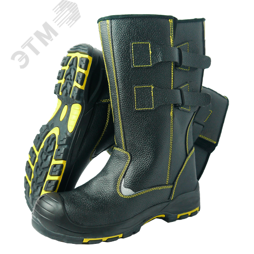 Изображение товара Сапоги кожаные утеплённые шерстином поликарбонатный подносок, кевларовая стелька, ПУ/нитрил, СТСАП\ПП\КС\ШМ\020,р. 45 (пар)