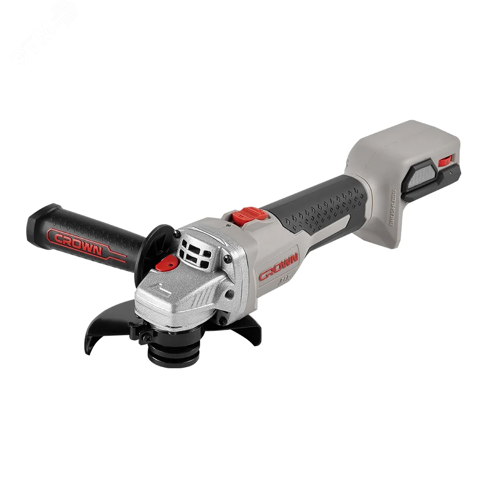 Изображение товара Аккумуляторная угловая шлифовальная машина Crown CT23008-125HX 125 мм бесщеточный двигатель