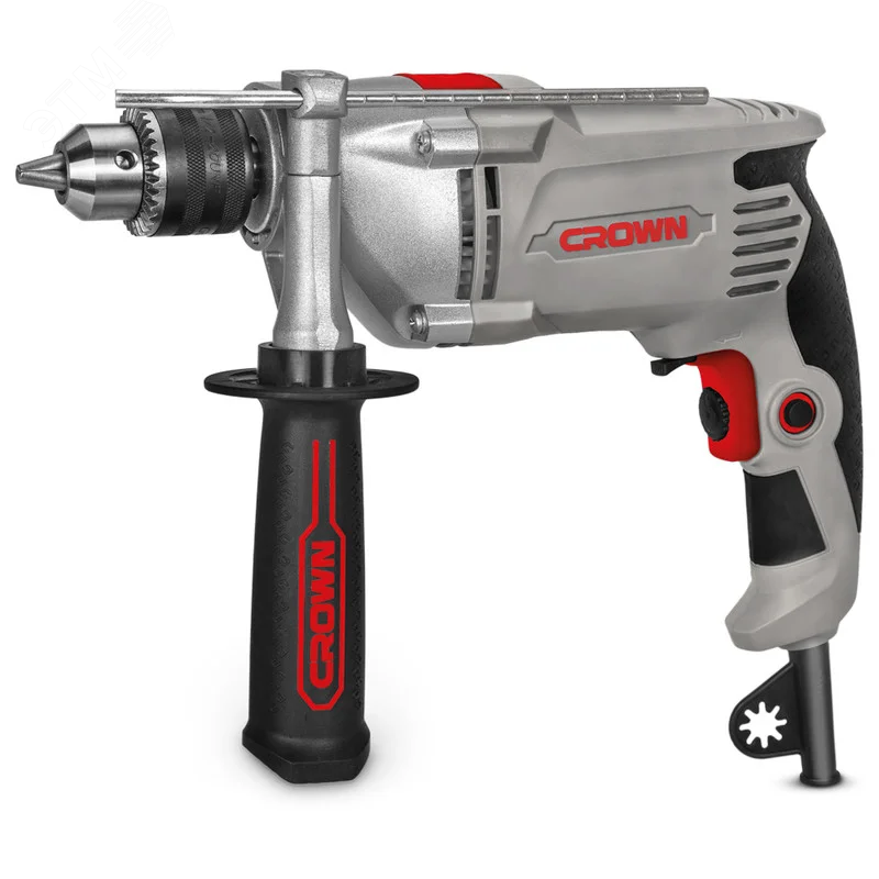 Изображение товара Дрель ударная CROWN CT10130 810 Вт с реверсом и регулировкой скорости