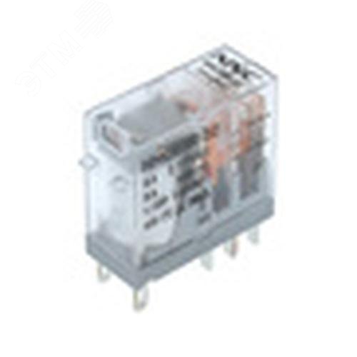 Изображение товара Миниатюрное промежуточное реле NNC69K-2Z-24VAC с 2 перекидными контактами 24В АС (шт)