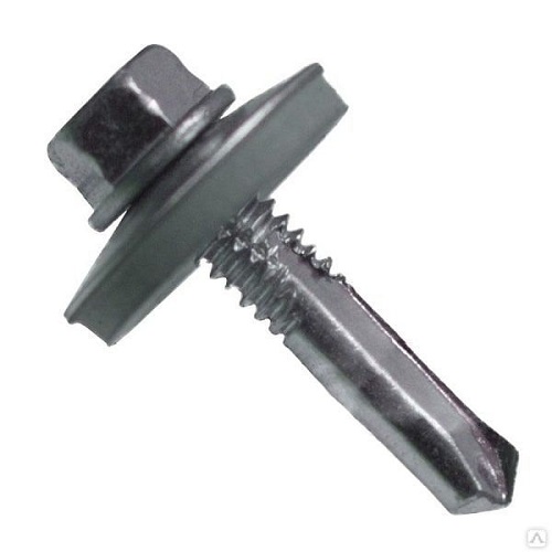 Шуруп HE5-R-Z19 5.5х38 для крепления              профилированных листов к металлоконструкциям до   12.5мм