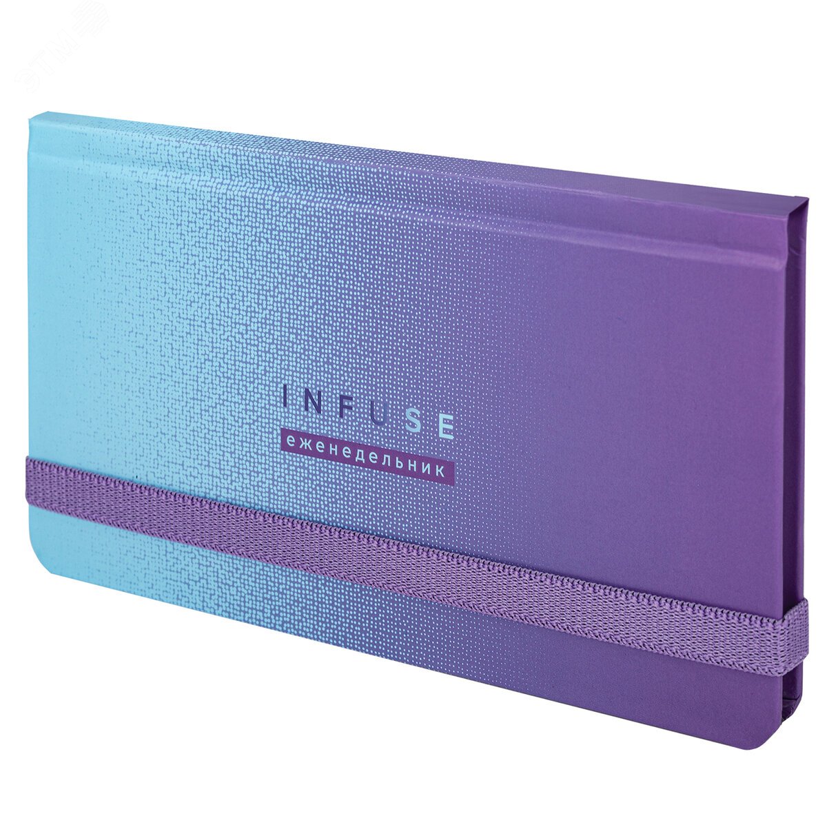 Изображение товара Недатированный еженедельник BRAUBERG Infuse 171х93 мм твердый с УФ-лаком 64 листа