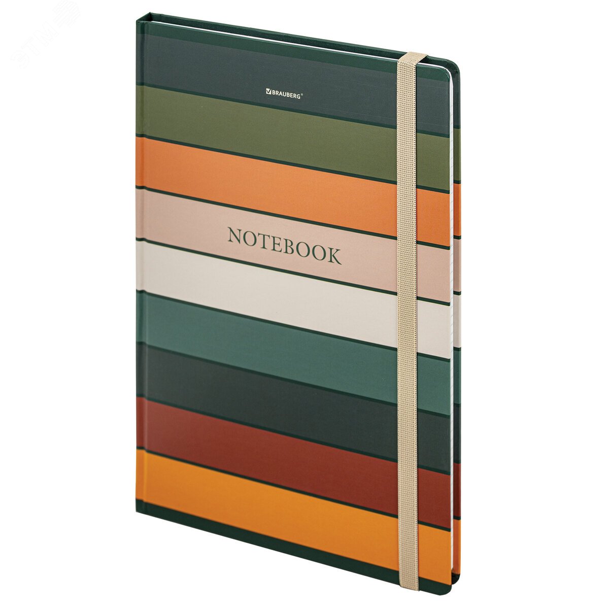 Изображение товара Блокнот с резинкой в клетку 96л, большой формат А4 204 х 299 мм, Classic (шт)