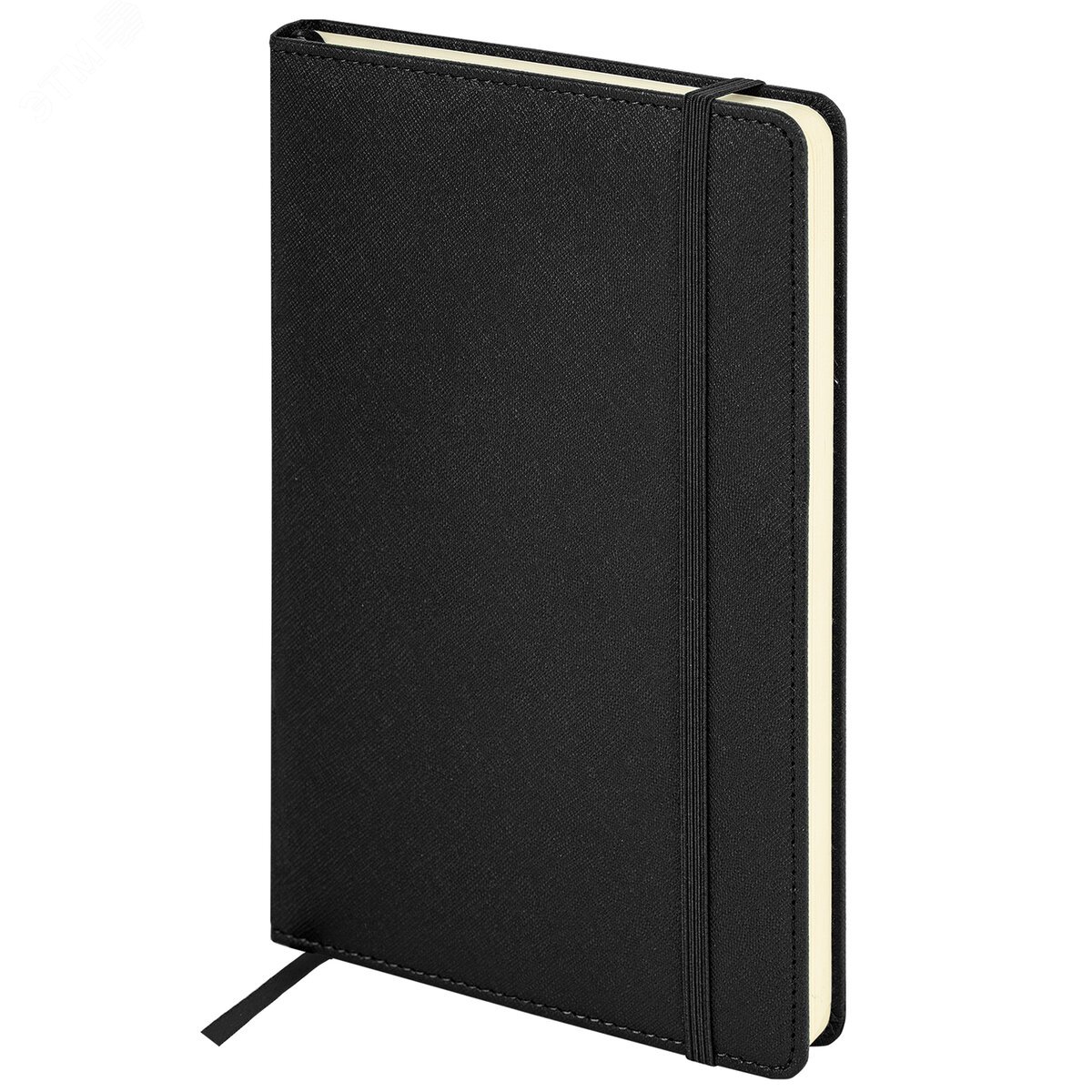 Изображение товара Ежедневник недатированный А5 138х213мм Base под кожу 160л Черный