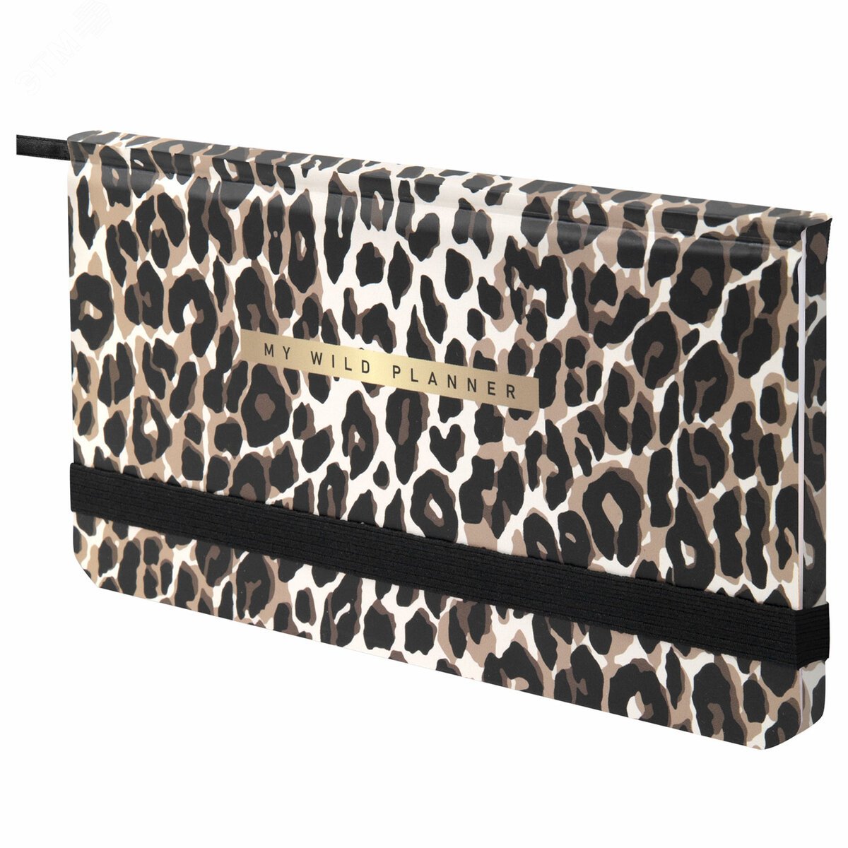 Изображение товара Еженедельник недатированный с резинкой 171х93мм Леопард дизайн