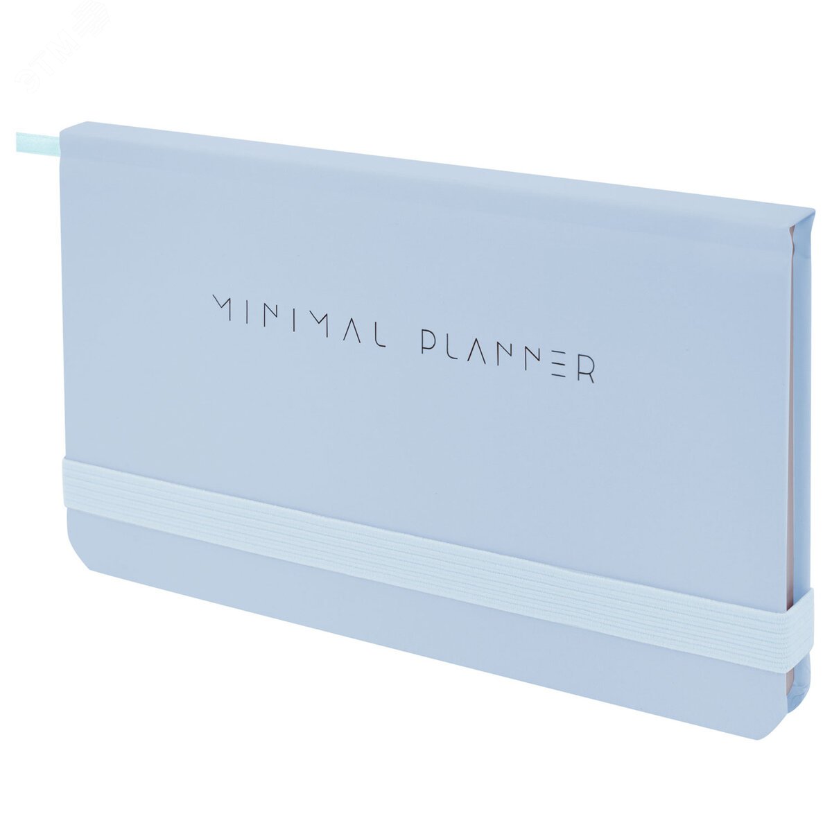 Изображение товара Еженедельник недатированный 171х93 мм голубой минимализм Brauberg