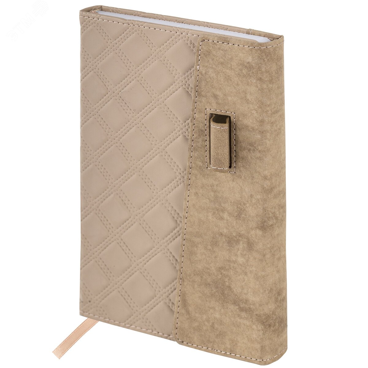 Изображение товара Ежедневник недатированный А5 Stitch BRAUBERG с магнитом и комбинированной обложкой