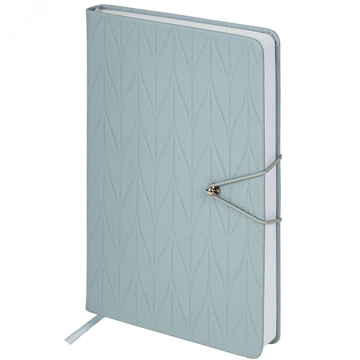 Изображение товара Ежедневник недатированный А5 Brauberg Braided серо-голубой