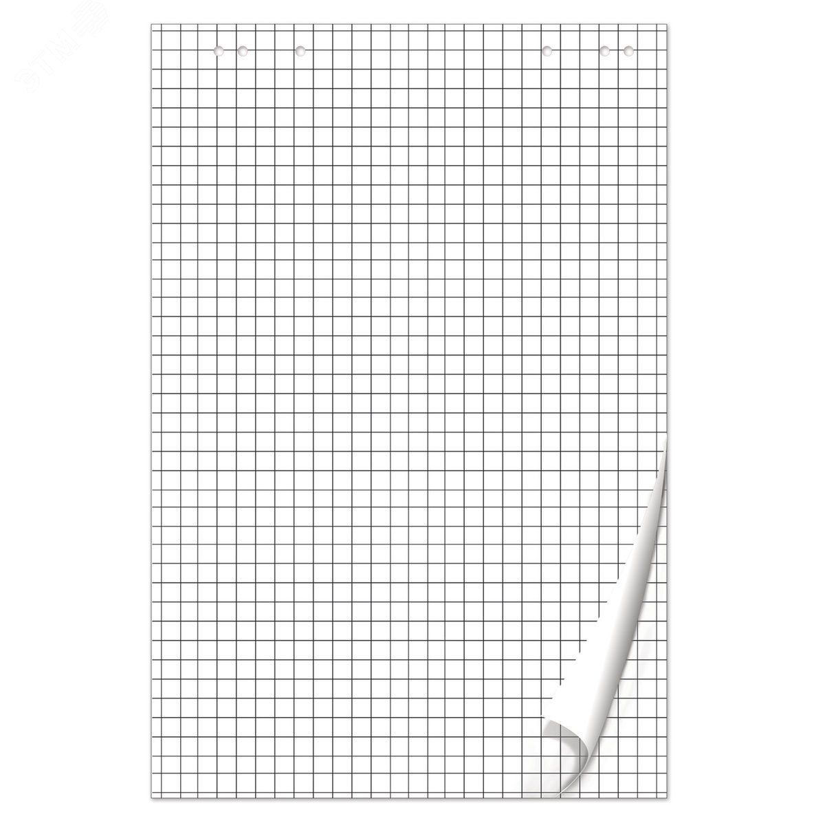 Изображение товара Блокнот для флипчарта ПЛОТНЫЙ 80 г/м2 BRAUBERG 67,5х98 см, 20 листов