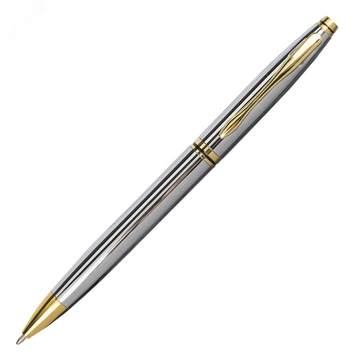 Изображение товара Ручка подарочная шариковая BRAUBERG De luxe Silver, корп.сереб,узел 1мм, линия 0,7мм,синяя,141414 (шт)