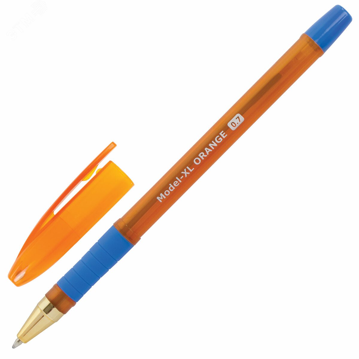 Изображение товара Ручка шариковая масляная с грипом BRAUBERG Model-XL ORANGE, синяя, узел 0,7 мм, линия 0,35 мм (шт) Изображение товара Ручка шариковая масляная с грипом BRAUBERG Model-XL ORANGE, синяя, узел 0,7 мм, линия 0,35 мм (шт)