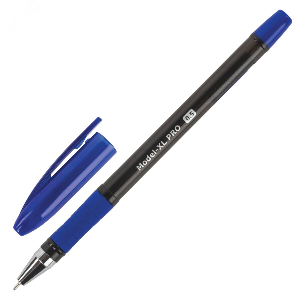 Изображение товара Ручка шариковая масляная с грипом BRAUBERG Model-XL PRO, синяя, узел 0,5 мм, линия 0,25 мм (шт)