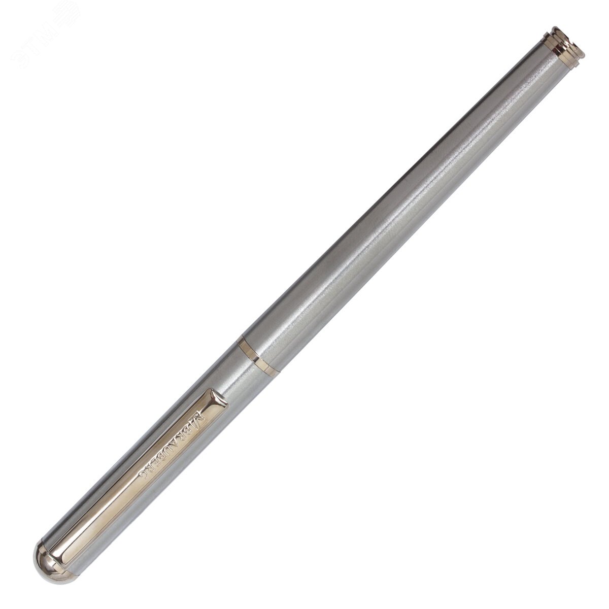 Изображение товара Перьевая ручка BRAUBERG Larghetto серебристая с хромированными деталями синяя