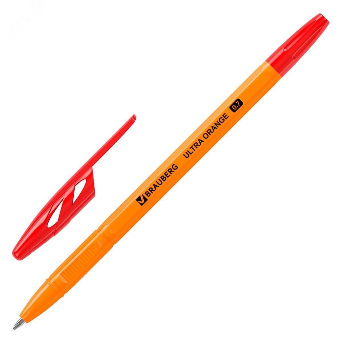 Изображение товара Ручка шариковая BRG ULTRA ORANGE лин 0,35 мм, красная (шт) Изображение товара Ручка шариковая BRG ULTRA ORANGE лин 0,35 мм, красная (шт)