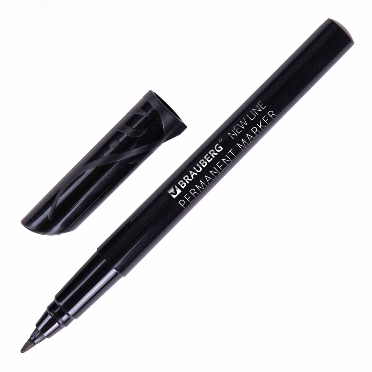 Изображение товара Маркер перманентный BRG NEW LINE 2 мм черный (шт)