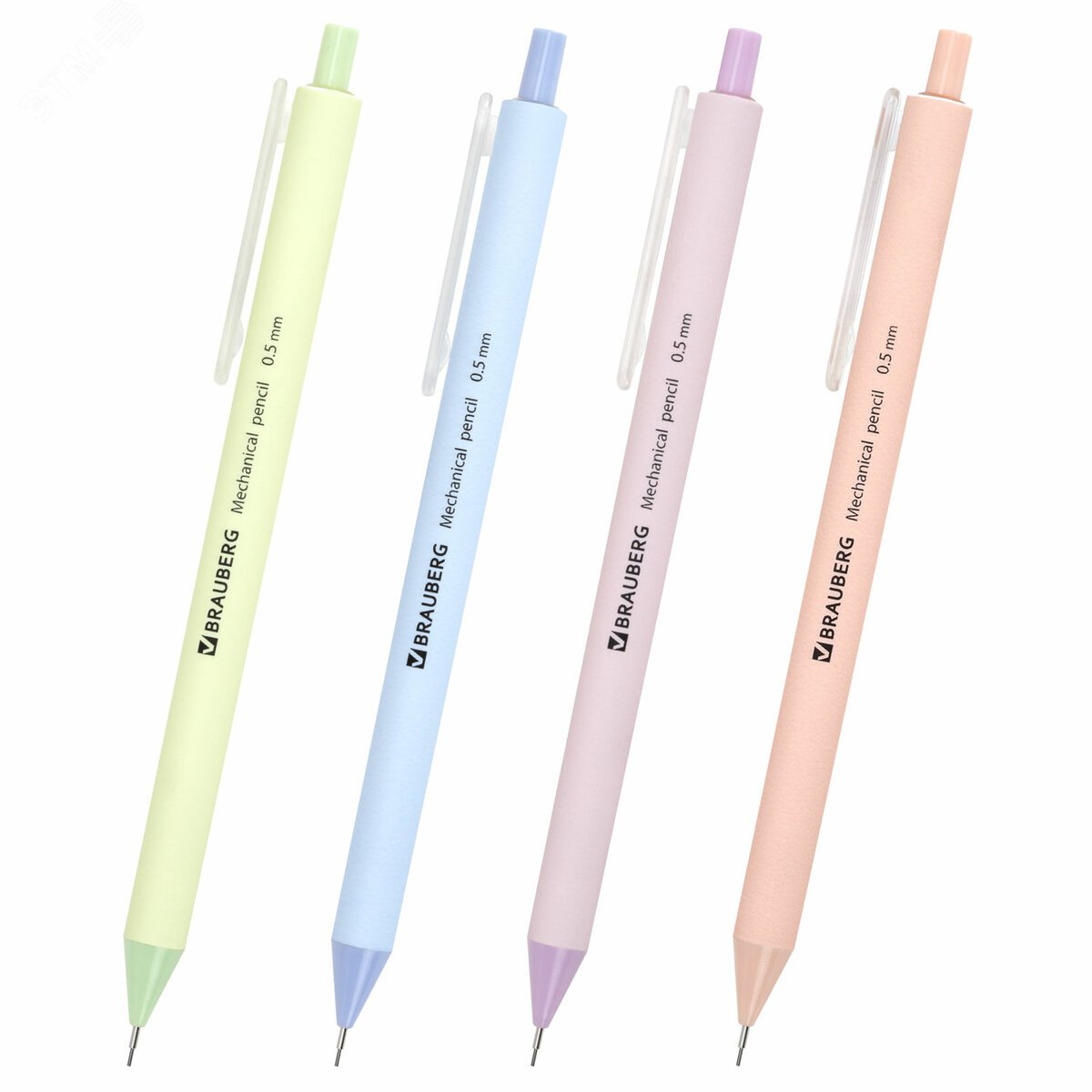 Изображение товара Карандаш механический 0,5 мм BRG PASTEL soft-touch ассорти (шт) Изображение товара Карандаш механический 0,5 мм BRG PASTEL soft-touch ассорти (шт)