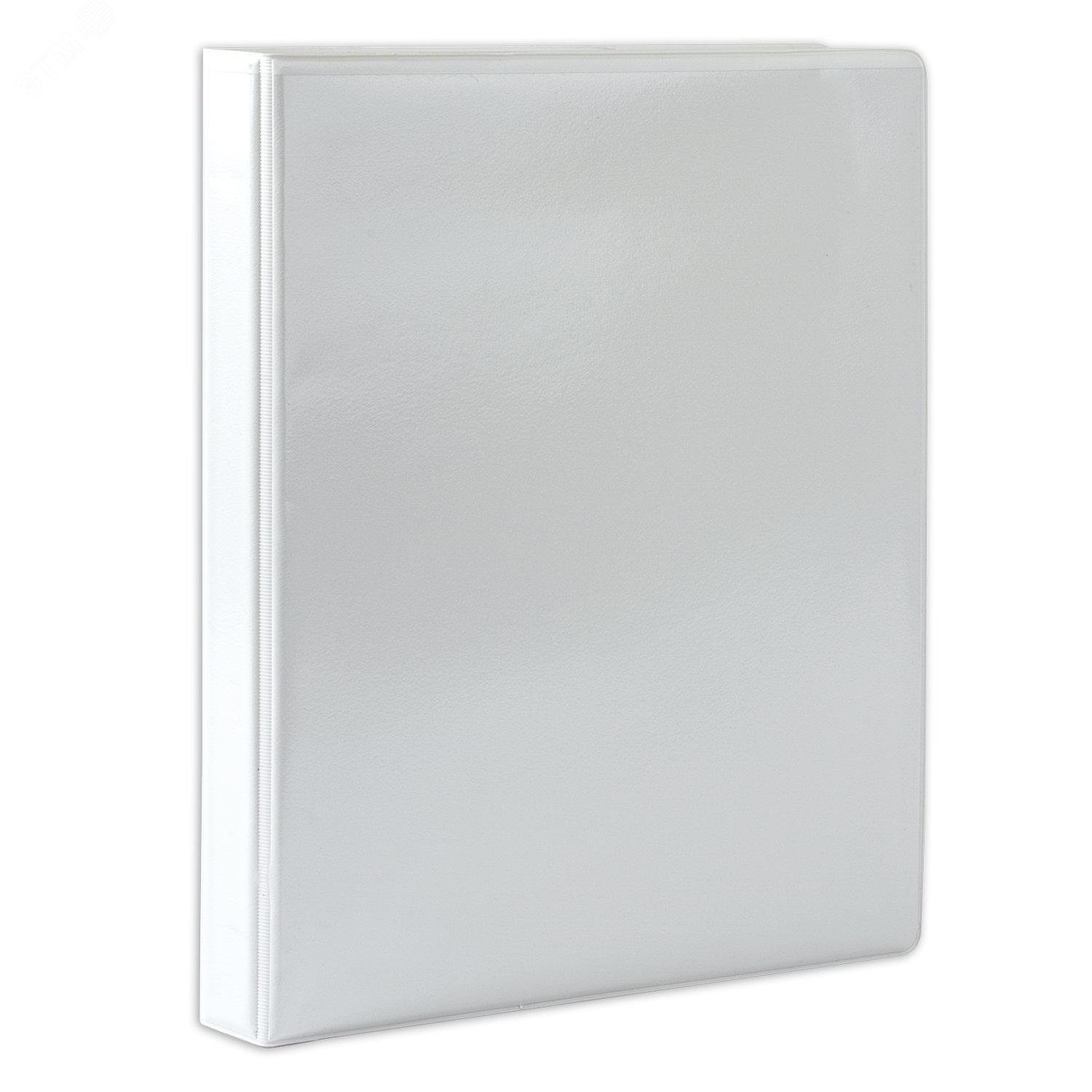 Изображение товара Папка на 4 кольцах 35 мм с прозрачным карманом BRAUBERG А4