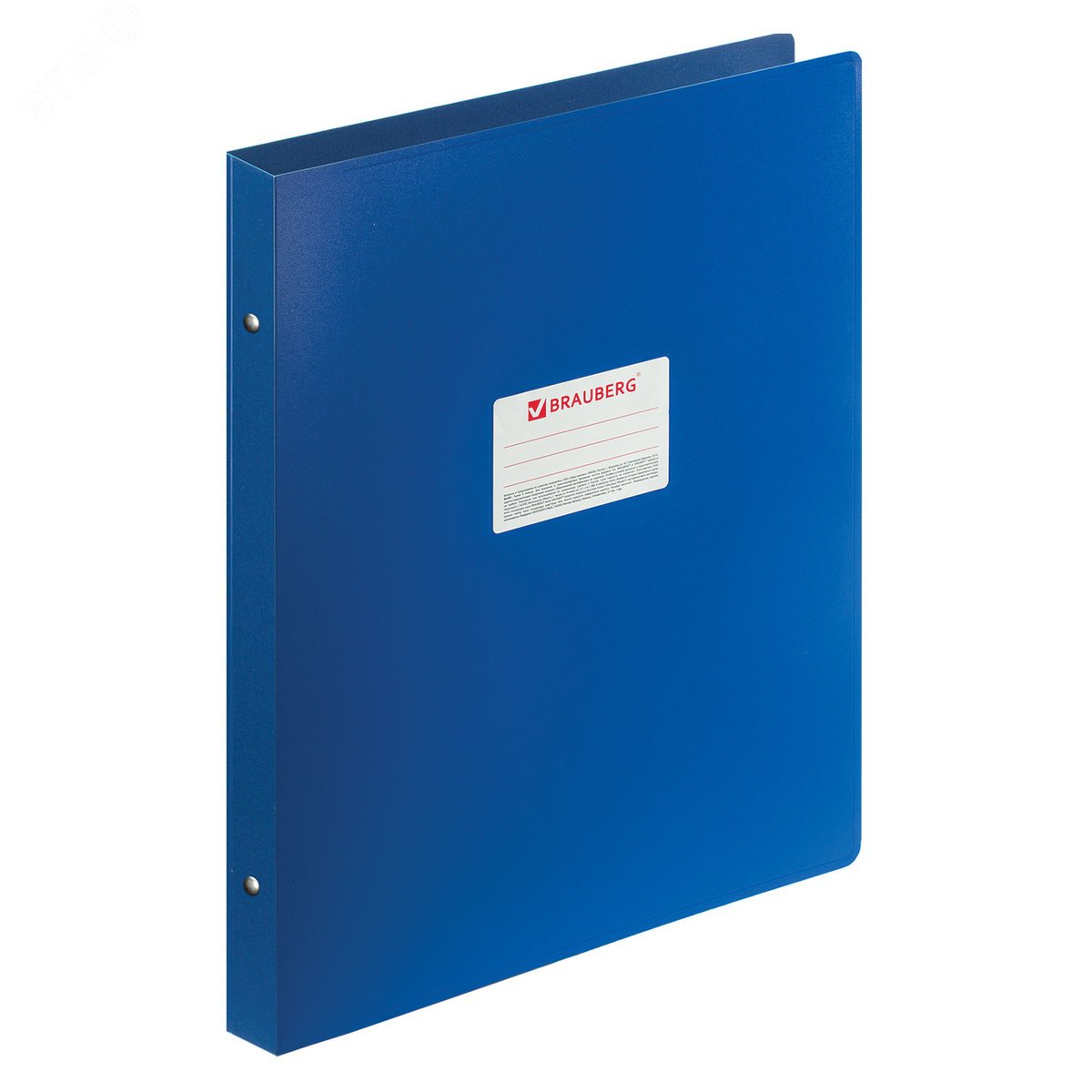 Изображение товара Папка на 4 кольцах БОЛЬШОГО ФОРМАТА А3, ВЕРТИКАЛЬНАЯ, 30мм, синяя, 0,8мм, BRAUBERG Cтандарт, 225765 (шт)
