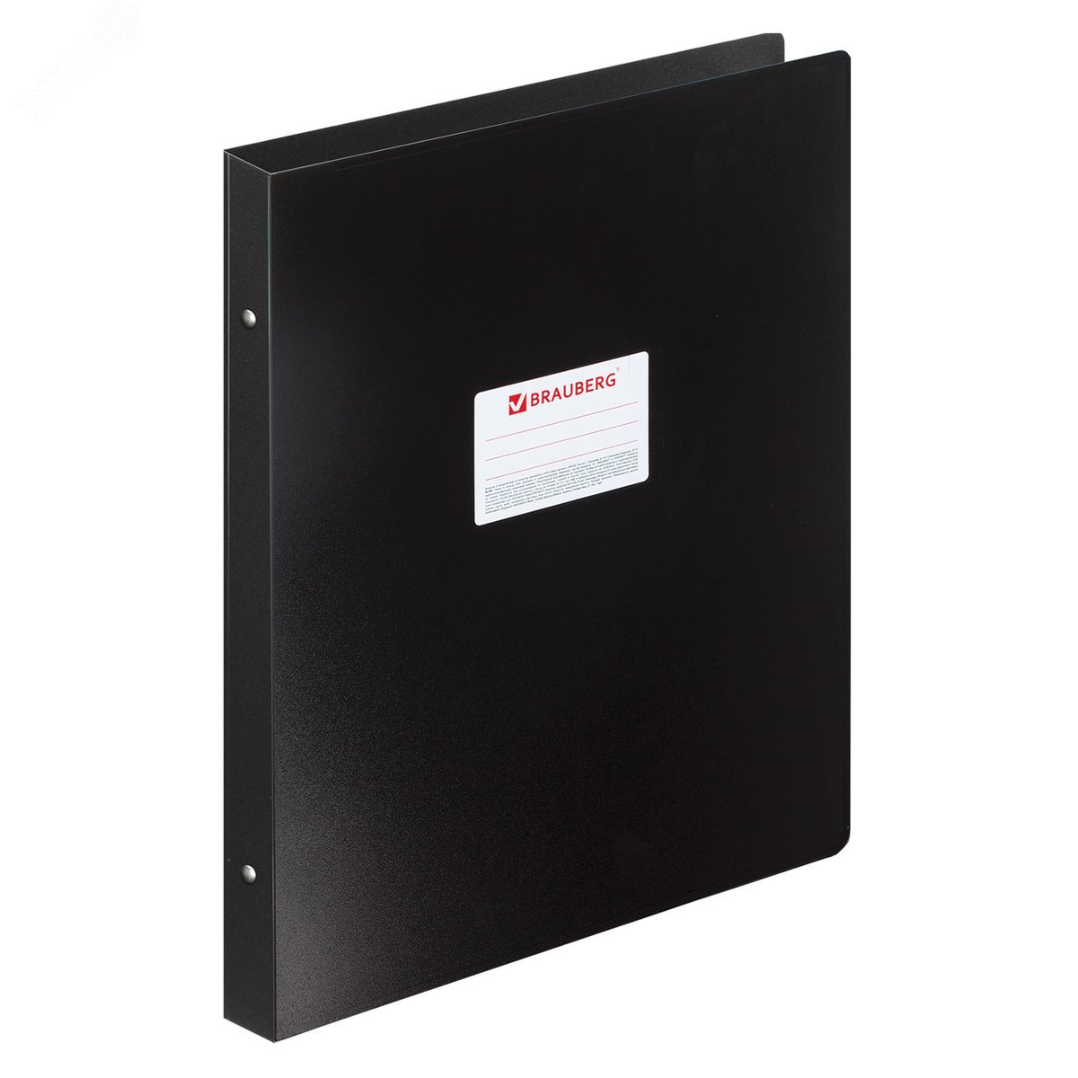 Изображение товара Папка на 4 кольцах БОЛЬШОГО ФОРМАТА А3, ВЕРТИКАЛЬНАЯ, 30мм, черная, 0,8мм, BRAUBERG Cтандарт,225766 (шт)