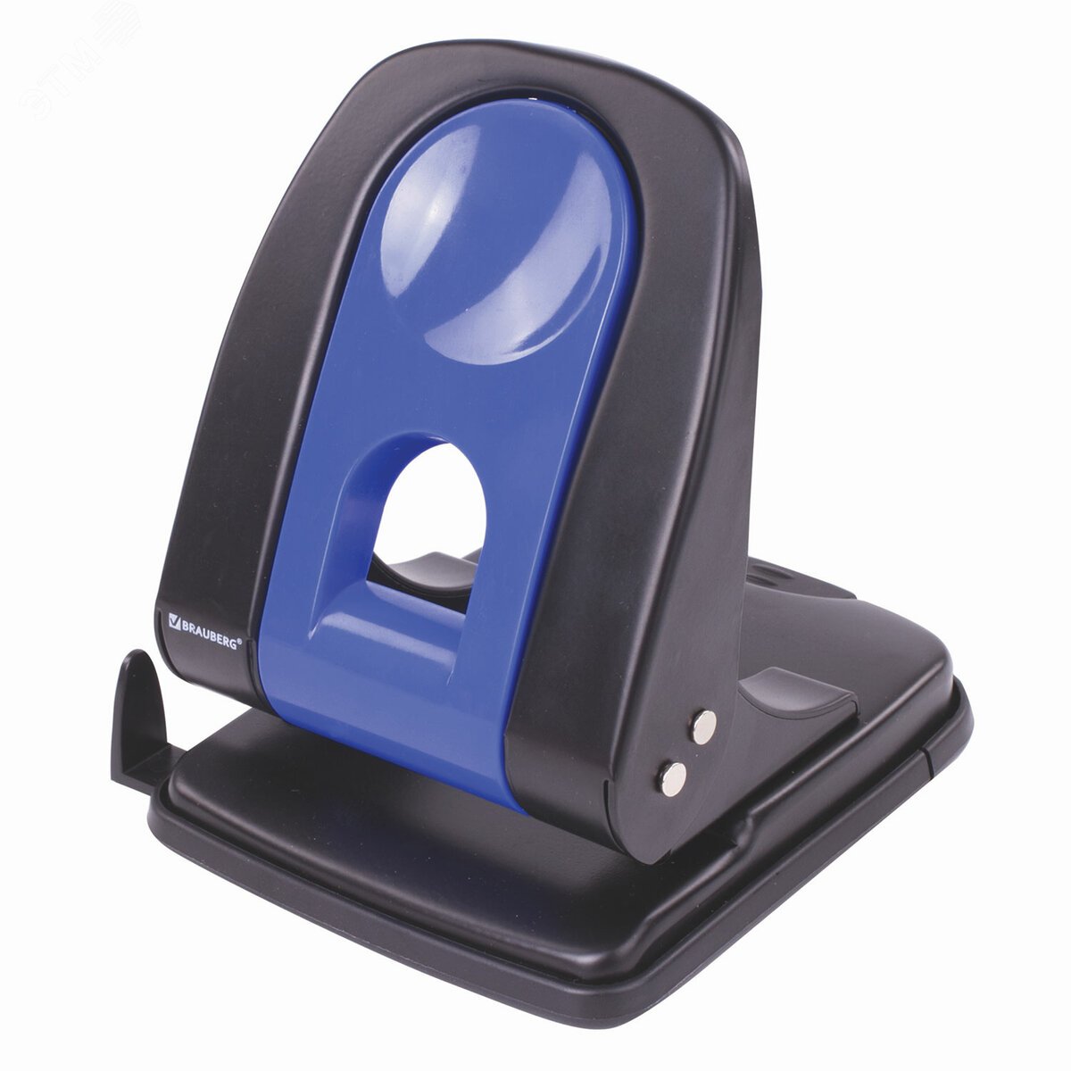 Изображение товара Дырокол металлический BRAUBERG ''Office-Expert'', до 35 листов, черно-синий, 228605 (шт)