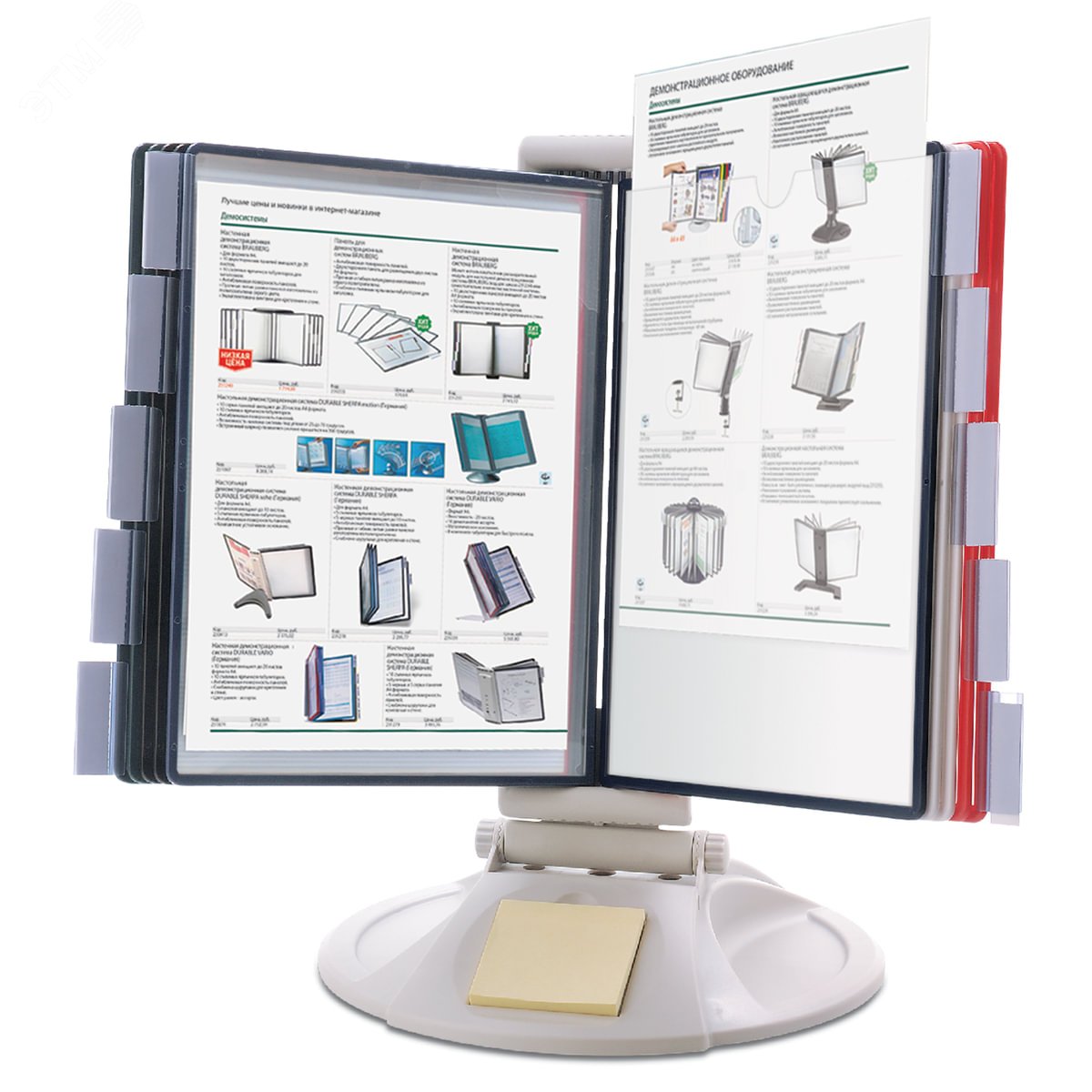 Изображение товара Настольная демосистема BRAUBERG SOLID на 10 панелей для офиса и детского сада