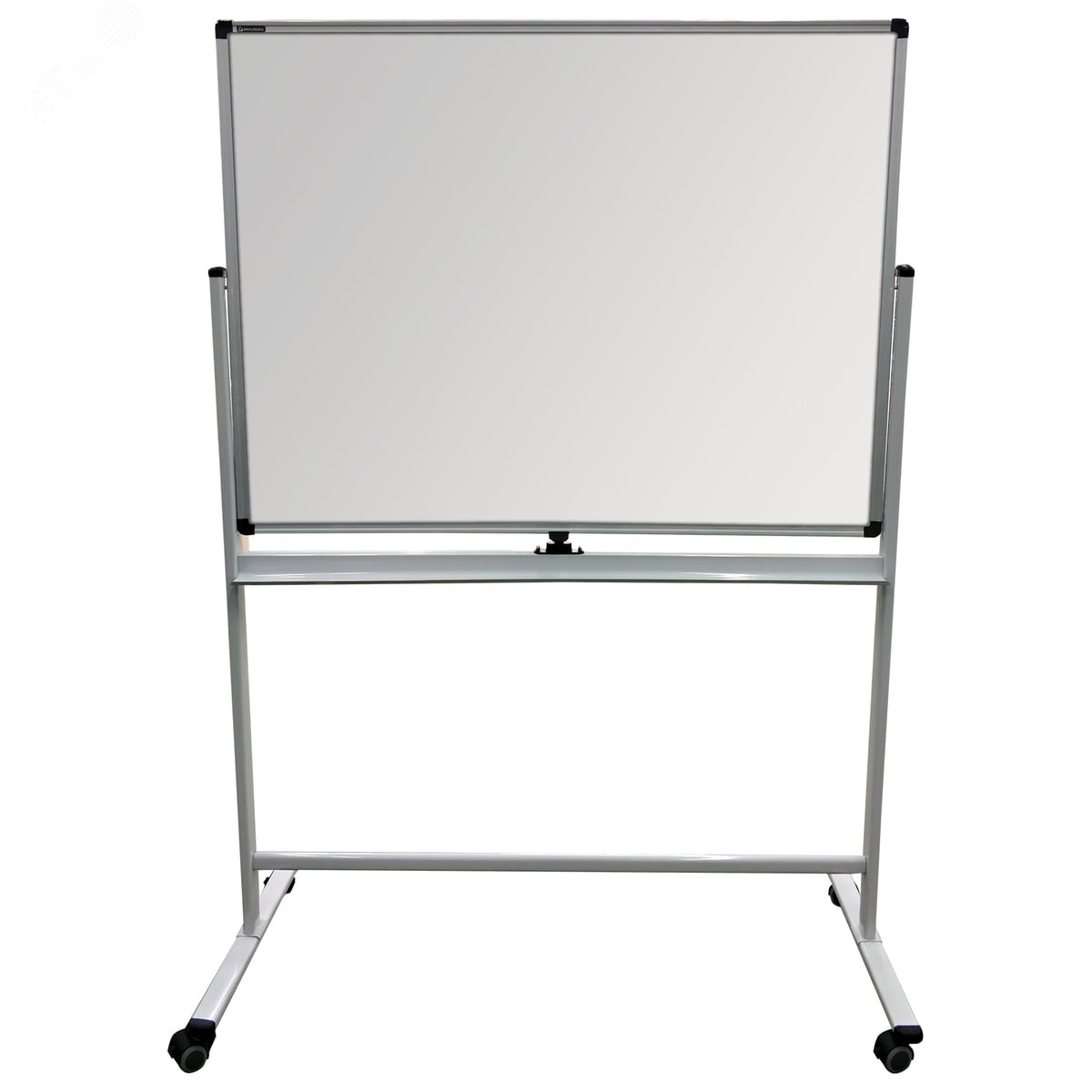 Изображение товара Доска для мела/магнитно-маркерная НА СТЕНДЕ 90х120см, 2-сторонняя, зел/бел,BRAUBERG Premium, 236852 (шт)