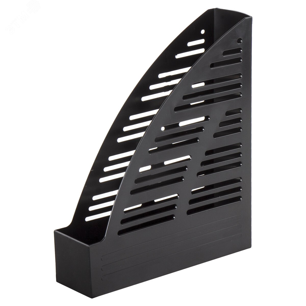 Изображение товара Вертикальный лоток для бумаг BRAUBERG Standard 245х70х295 мм черный