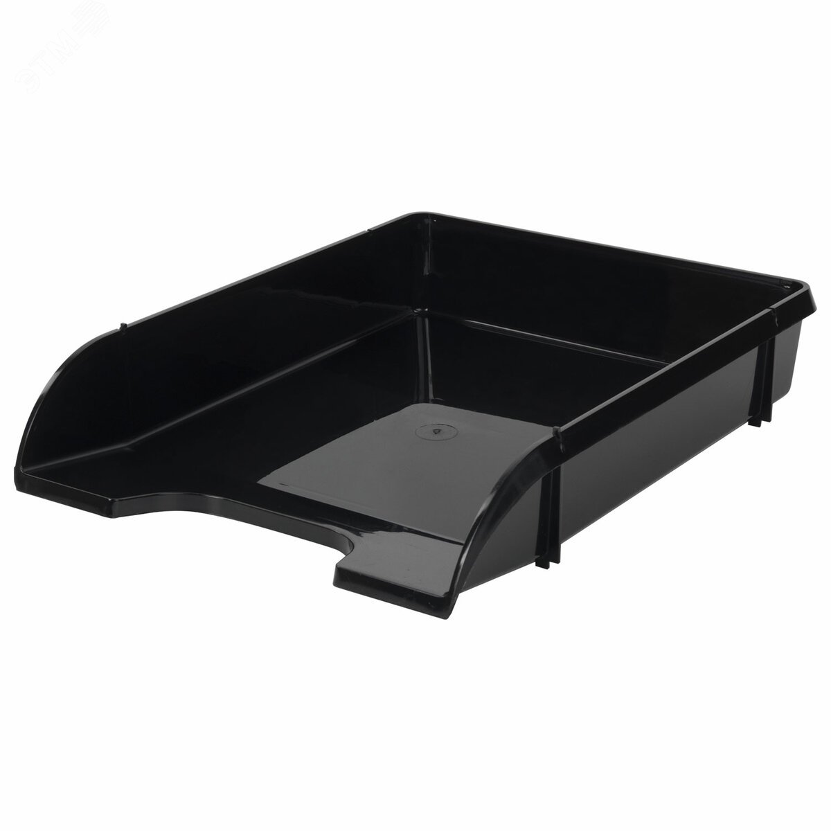 Изображение товара Горизонтальный лоток для бумаг BRAUBERG Classic 330x240x62мм черный