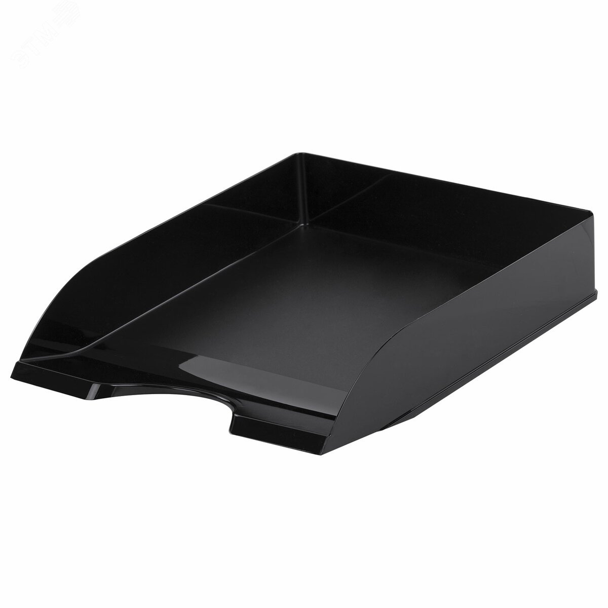 Изображение товара Лоток горизонтальный для бумаг BRAUBERG ORIGINAL, 315х250х60 мм, черный, 238104 (шт)