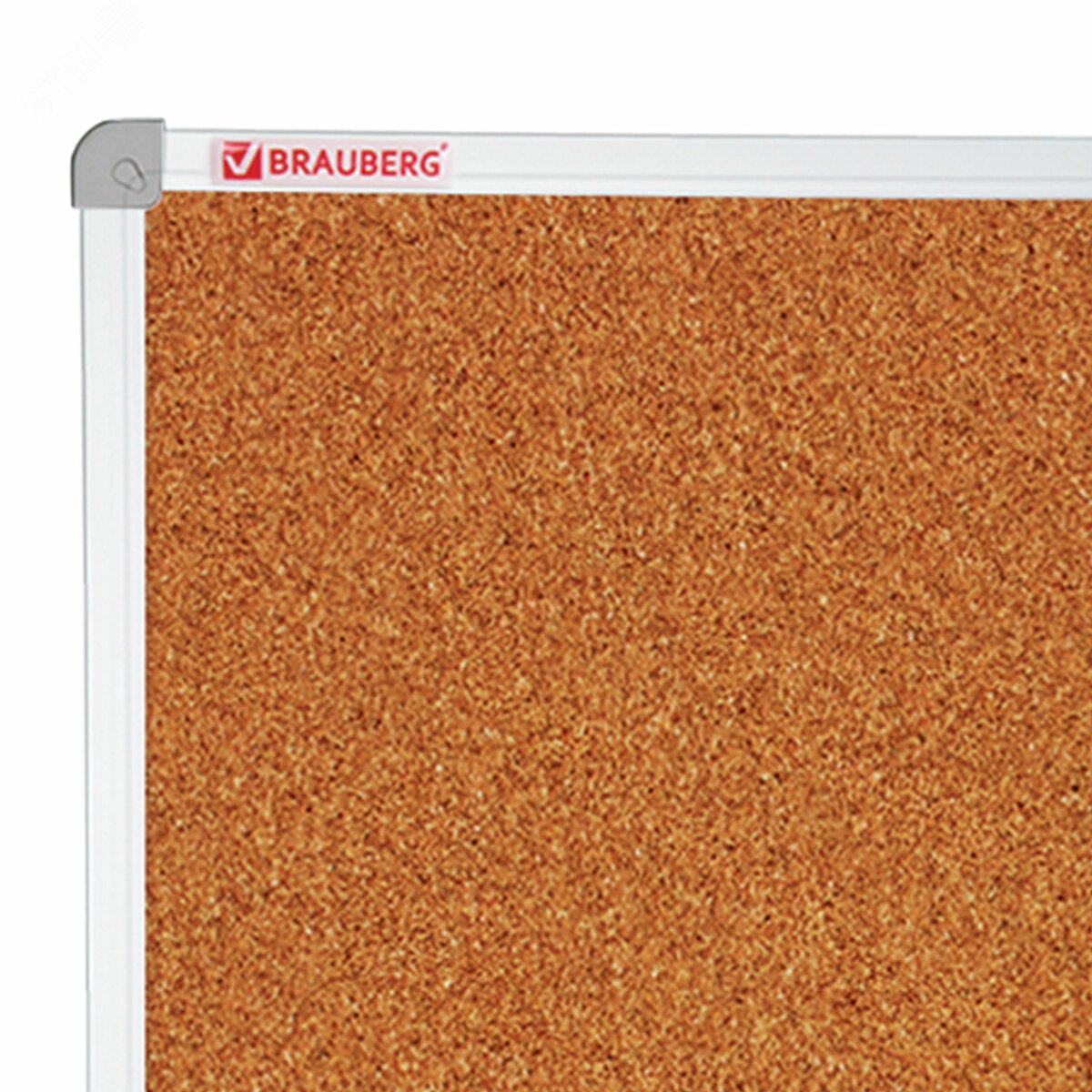 Изображение товара Доска пробковая BRAUBERG 70х50 см с алюминиевой рамкой