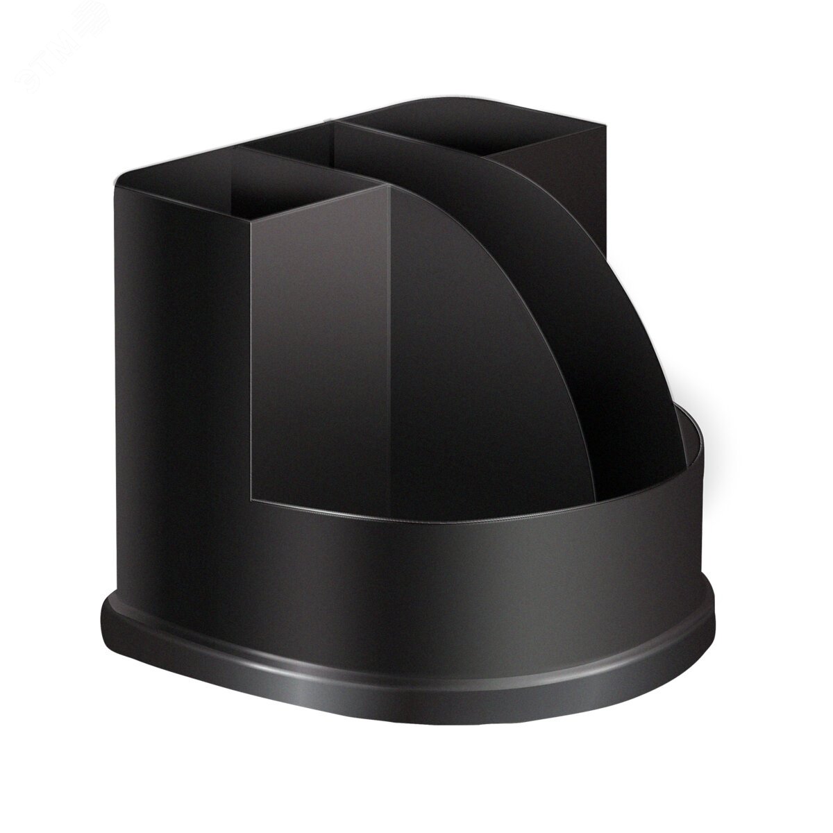 Изображение товара Подставка-органайзер ULTRA для хранения канцелярии, 5 отделений, черная