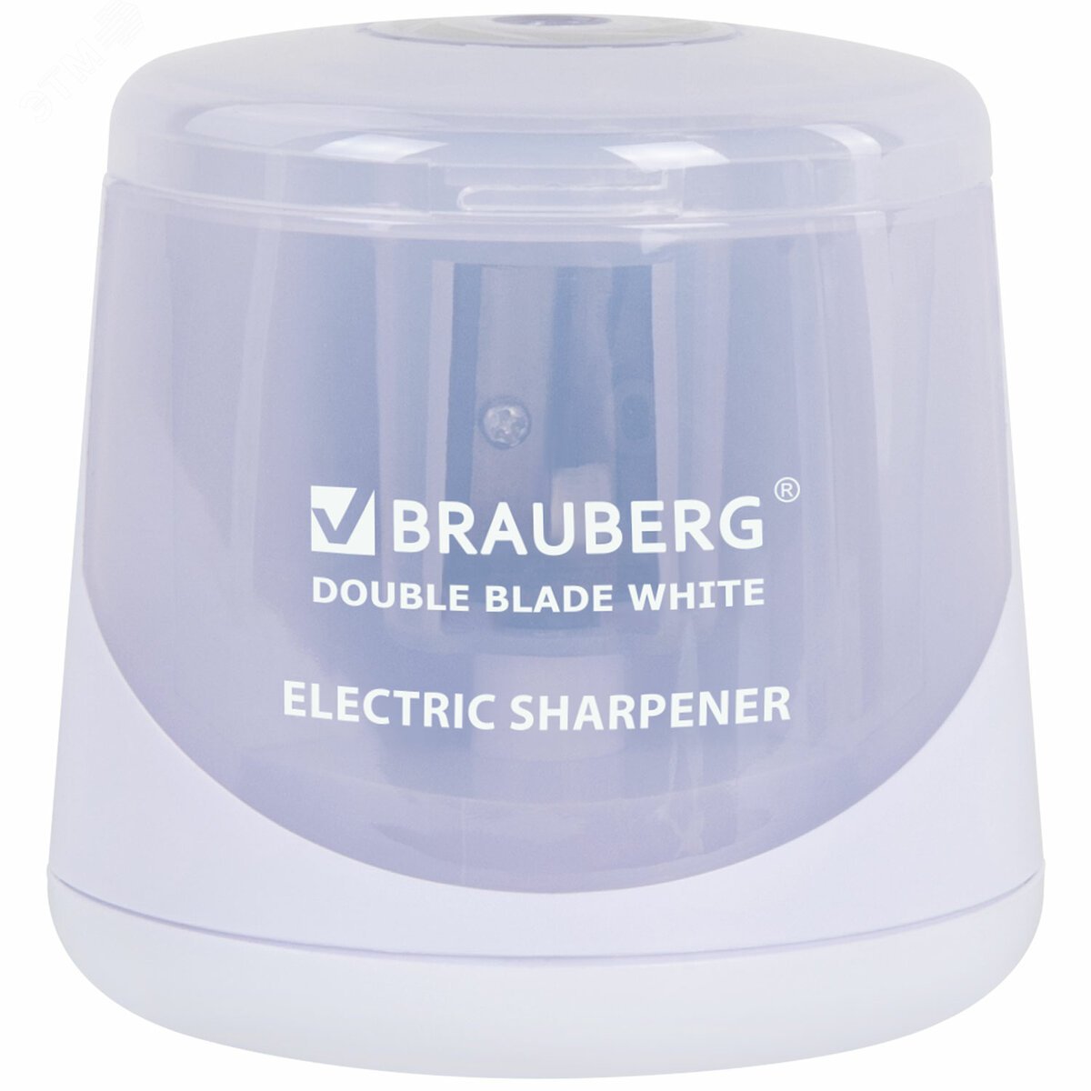 Изображение товара Электрическая точилка BRAUBERG DOUBLE BLADE WHITE для карандашей