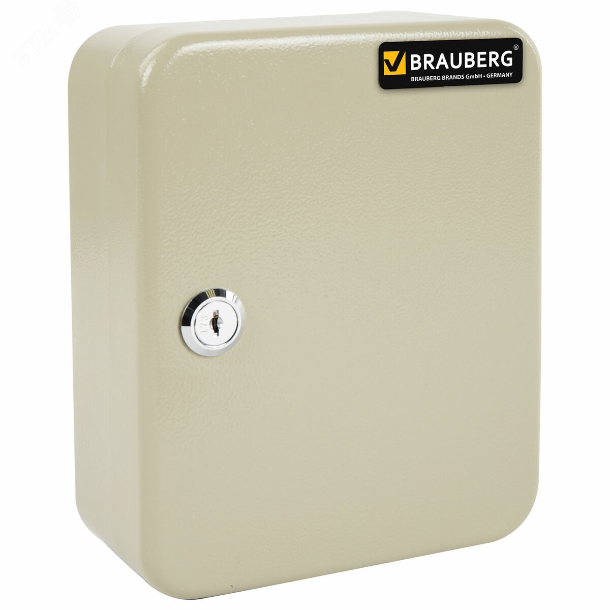 Изображение товара Шкафчик ключница на 20 ключей с замком и брелками серый