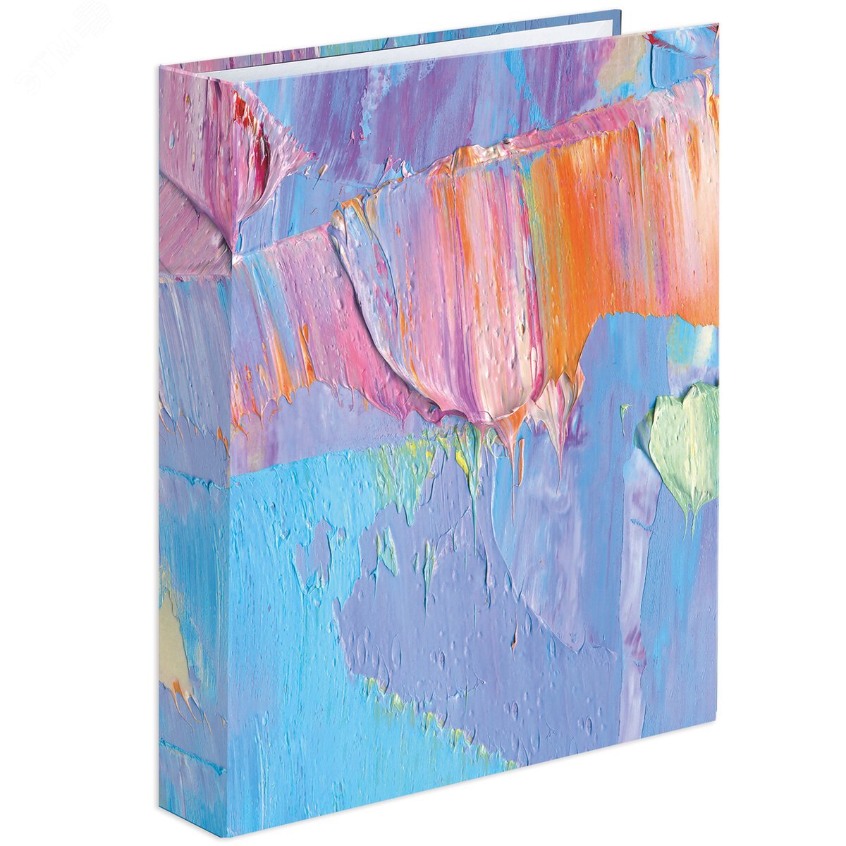 Изображение товара Тетрадь на кольцах А5 175х215мм, 120л, твердый картон, с разделителями, BRAUBERG, Blur, 404087 (шт)