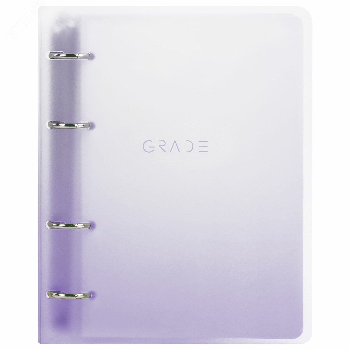 Изображение товара Тетрадь на кольцах А5 175х220мм, 120л, пластик, с разделителями, BRAUBERG, Фиолетовый, 404627 (шт)