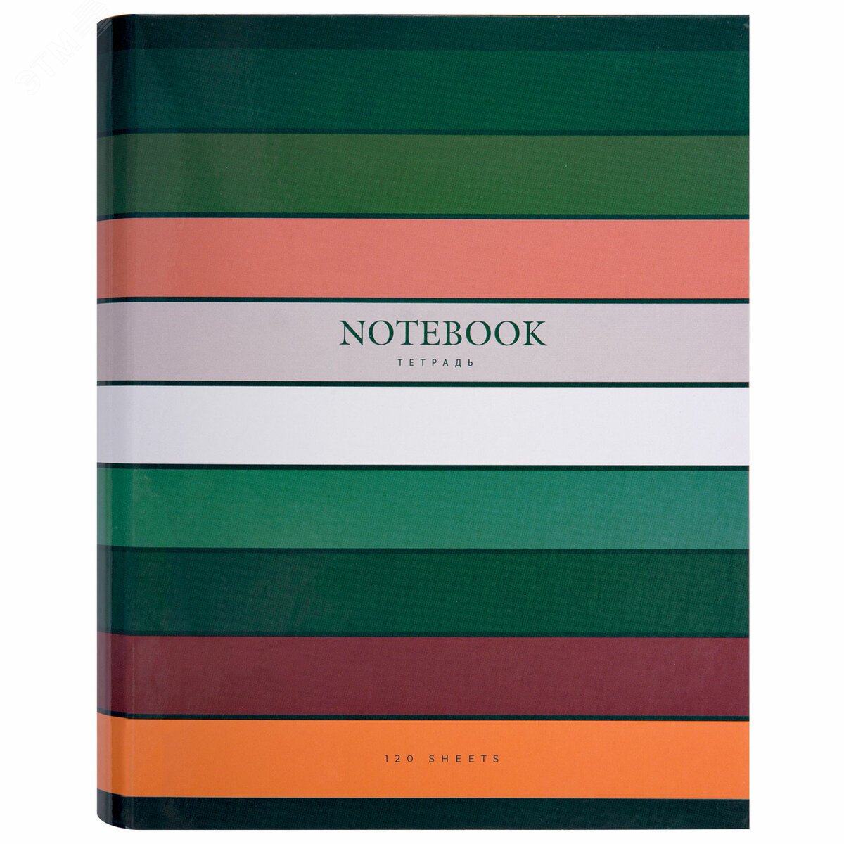 Изображение товара Тетрадь на кольцах А5 175х215мм, 120л, твердый картон, клетка, BRAUBERG, Classic, 404718 (шт)