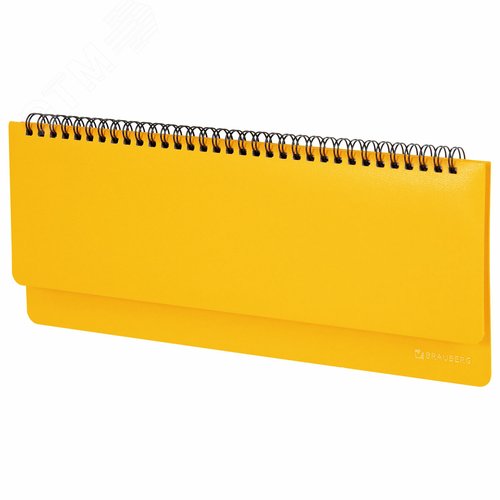 Изображение товара Планинг настольный недатированный 305x140мм BRAUBERG Select балакрон, 60л, желтый, 111696 (шт)