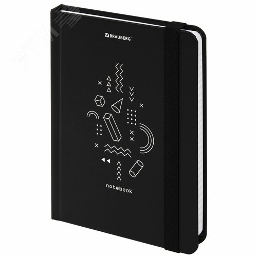 Изображение товара Блокнот с резинкой в клетку 96л, малый формат А6 109 х 148, твердая обложка, Elements (шт)